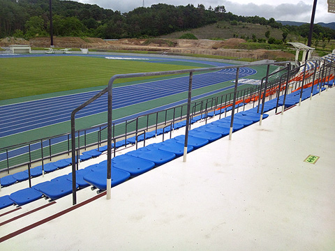 メインスタンド手すり